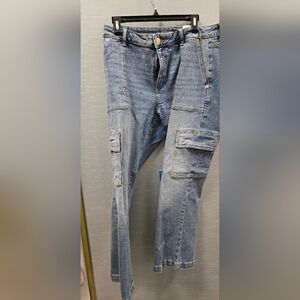 Michael Kors Blue Cargo Jeans